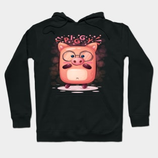 piggy funny characters Hoodie